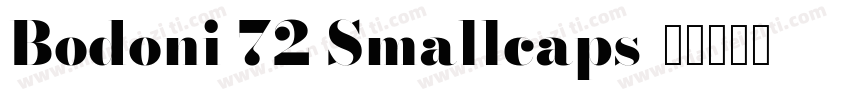 Bodoni 72 Smallcaps字体转换
